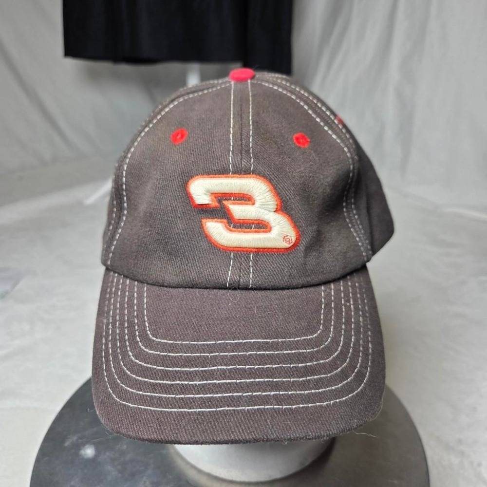 Vintage Dale Earnhardt  The‎ Intimidator black & red hat #NASCAR #racing